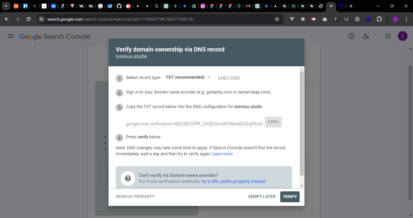 Verifying ownership